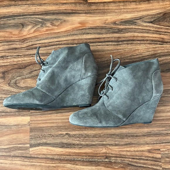 NWOT Via Spiga Sophie Lace Up Wedges - Picture 11 of 16